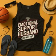 Emotional Support Husband Do Not Pet Tank Top