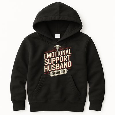 Emotional Support Husband Do Not Pet Kids Hoodie