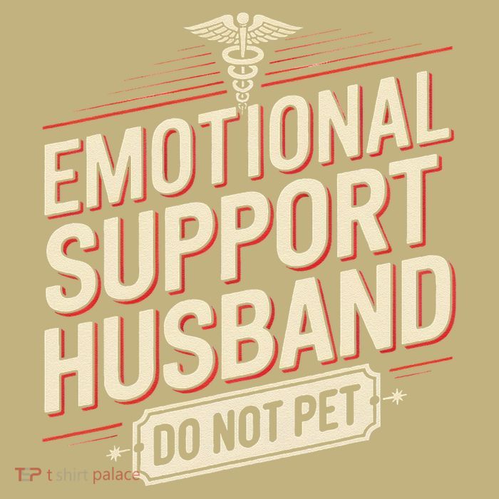 Emotional Support Husband Do Not Pet Sustainable Beanie