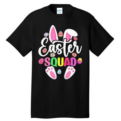 Easter Squad Happy Easter Cute Bunny Rabbit Crew Hunting Egg Tall T-Shirt