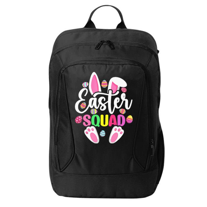 Easter Squad Happy Easter Cute Bunny Rabbit Crew Hunting Egg City Backpack