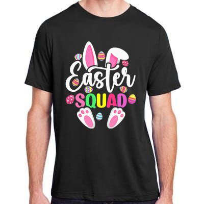 Easter Squad Happy Easter Cute Bunny Rabbit Crew Hunting Egg Adult ChromaSoft Performance T-Shirt