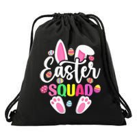 Easter Squad Happy Easter Cute Bunny Rabbit Crew Hunting Egg Drawstring Bag