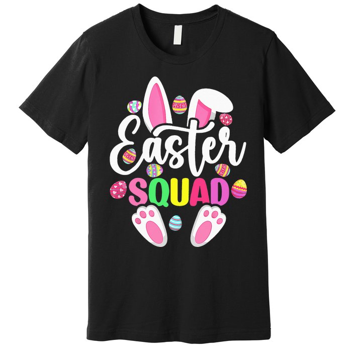 Easter Squad Happy Easter Cute Bunny Rabbit Crew Hunting Egg Premium T-Shirt