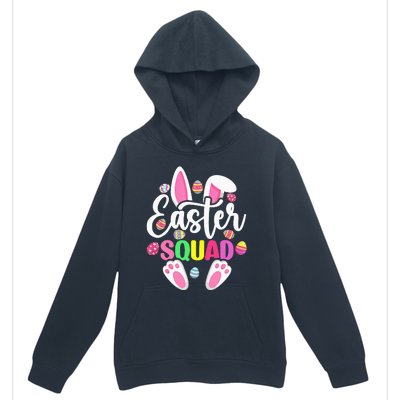 Easter Squad Happy Easter Cute Bunny Rabbit Crew Hunting Egg Urban Pullover Hoodie