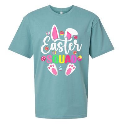 Easter Squad Happy Easter Cute Bunny Rabbit Crew Hunting Egg Sueded Cloud Jersey T-Shirt