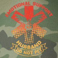 Emotional Support Husband Do Not Pet Legacy Tie Dye Trucker Hat