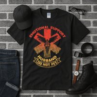 Emotional Support Husband Do Not Pet Tall T-Shirt