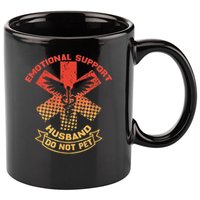 Emotional Support Husband Do Not Pet 11oz C Handle Ceramic Mug