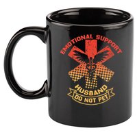 Emotional Support Husband Do Not Pet 11oz C Handle Ceramic Mug