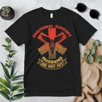 Emotional Support Husband Do Not Pet Premium T-Shirt