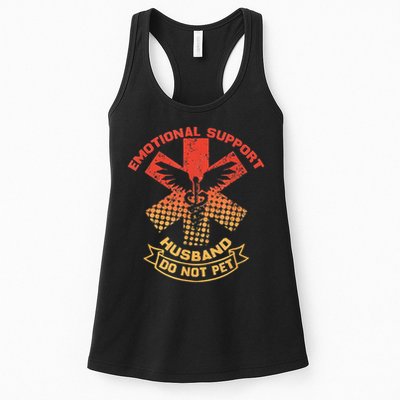 Emotional Support Husband Do Not Pet Womens Tank Top