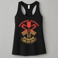 Emotional Support Husband Do Not Pet Womens Tank Top