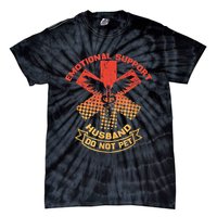 Emotional Support Husband Do Not Pet Tie-Dye T-Shirt