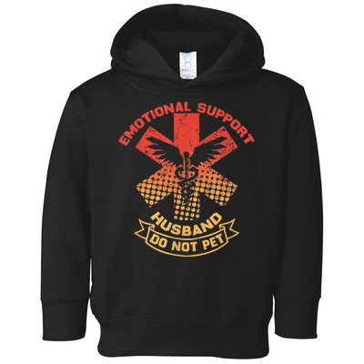 Emotional Support Husband Do Not Pet Toddler Hoodie