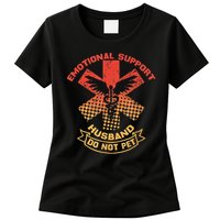 Emotional Support Husband Do Not Pet Womens T-Shirt