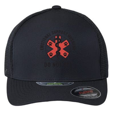Emotional Support Husband Do Not Pet Funny Quote For Him Flexfit Unipanel Trucker Cap