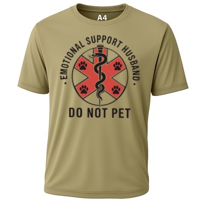 Emotional Support Husband Do Not Pet Funny Quote For Him Performance Shirt
