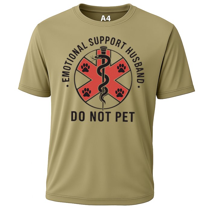 Emotional Support Husband Do Not Pet Funny Quote For Him Performance Shirt
