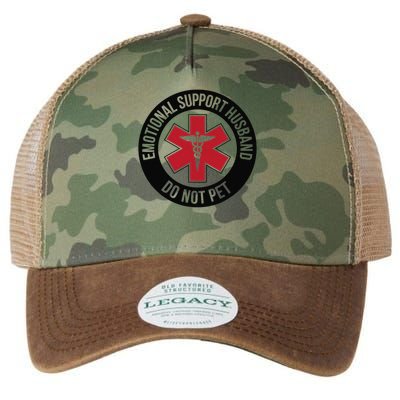 Emotional Support Husband Do Not Pet Legacy Tie Dye Trucker Hat