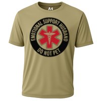 Emotional Support Husband Do Not Pet Cooling Performance Crew T-Shirt