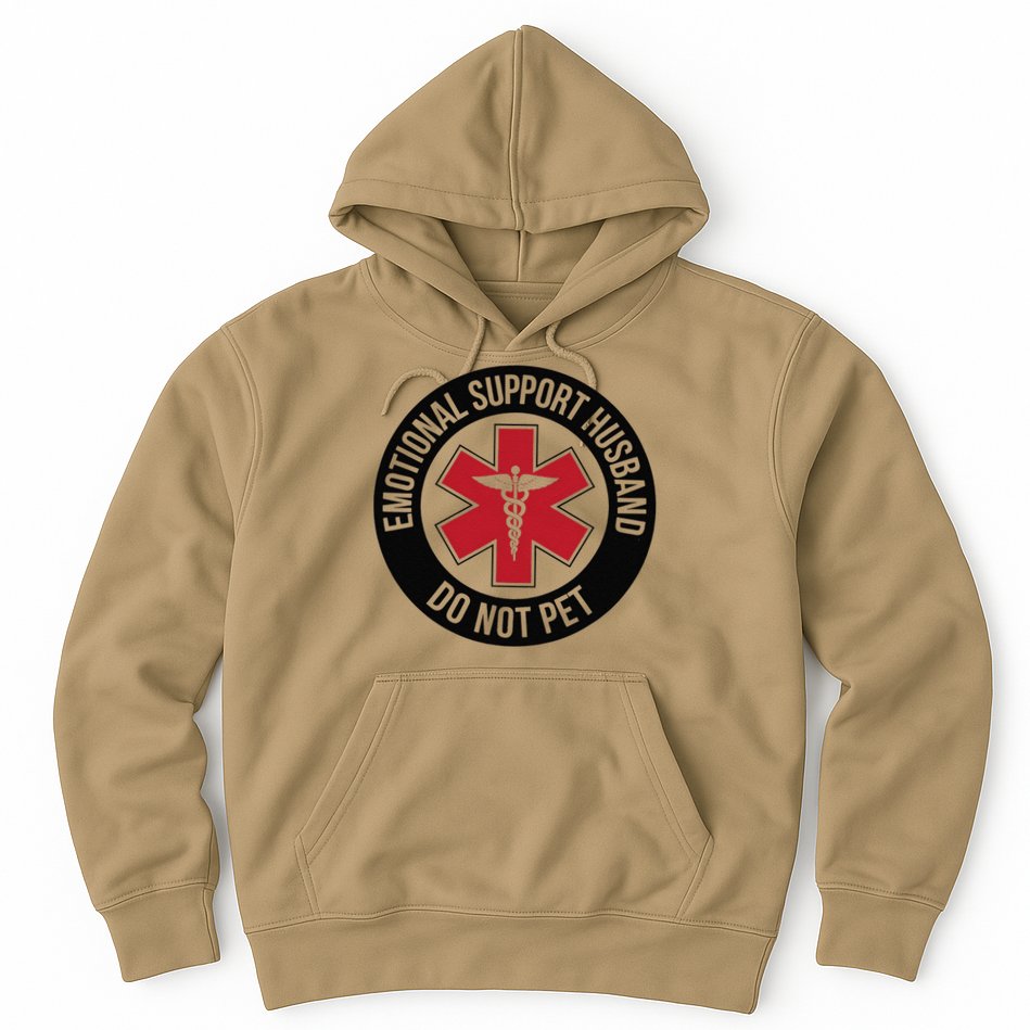 Emotional Support Husband Do Not Pet Hoodie