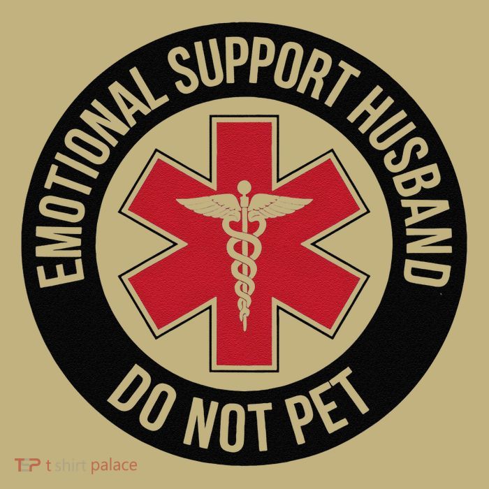 Emotional Support Husband Do Not Pet Magnet