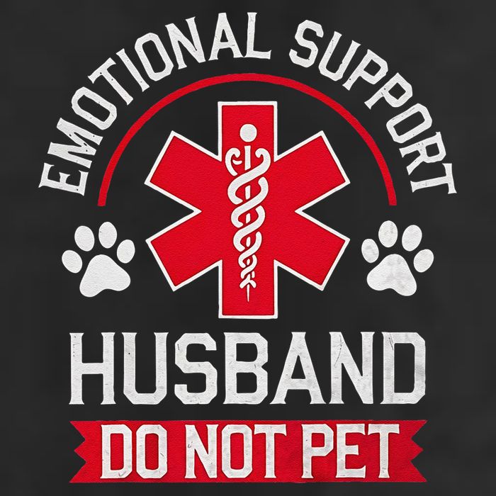 Emotional Support Husband Do Not Pet Cool Comfort Performance Bucket Hat