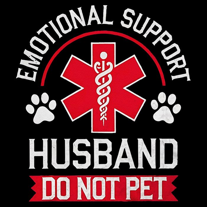 Emotional Support Husband Do Not Pet Visor