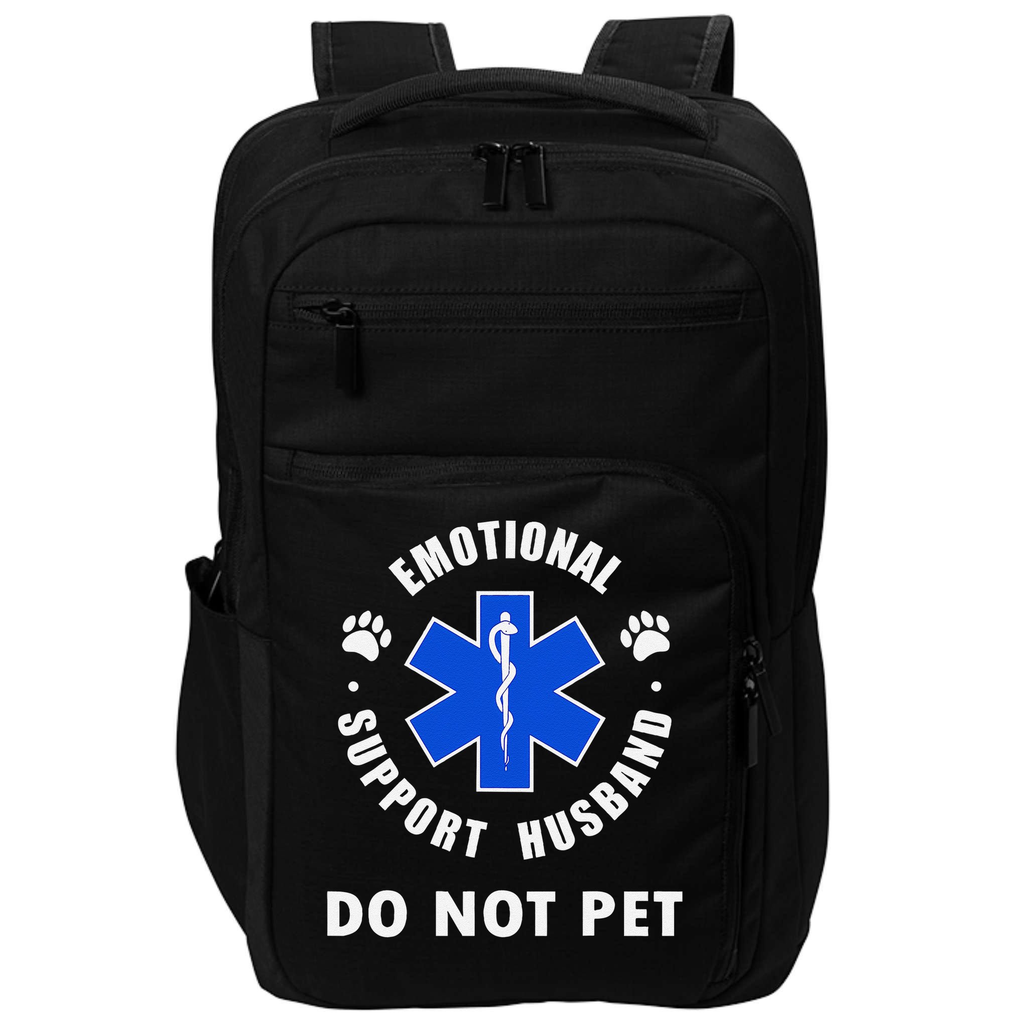 Emotional Support Husband Do Not Pet Impact Tech Backpack