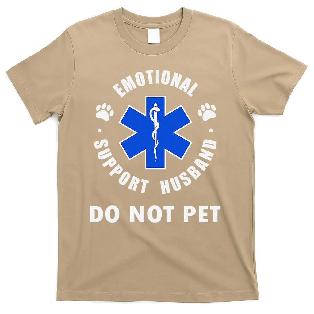 Emotional Support Husband Do Not Pet T-Shirt