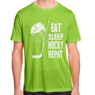 Eat Sleep Hockey Repeat Hockey Sport Meaningful Gift Adult ChromaSoft Performance T-Shirt