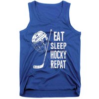 Eat Sleep Hockey Repeat Hockey Sport Meaningful Gift Tank Top