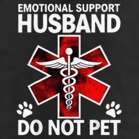 Emotional Support Husband Do Not Pet Adult Drive Performance Visor