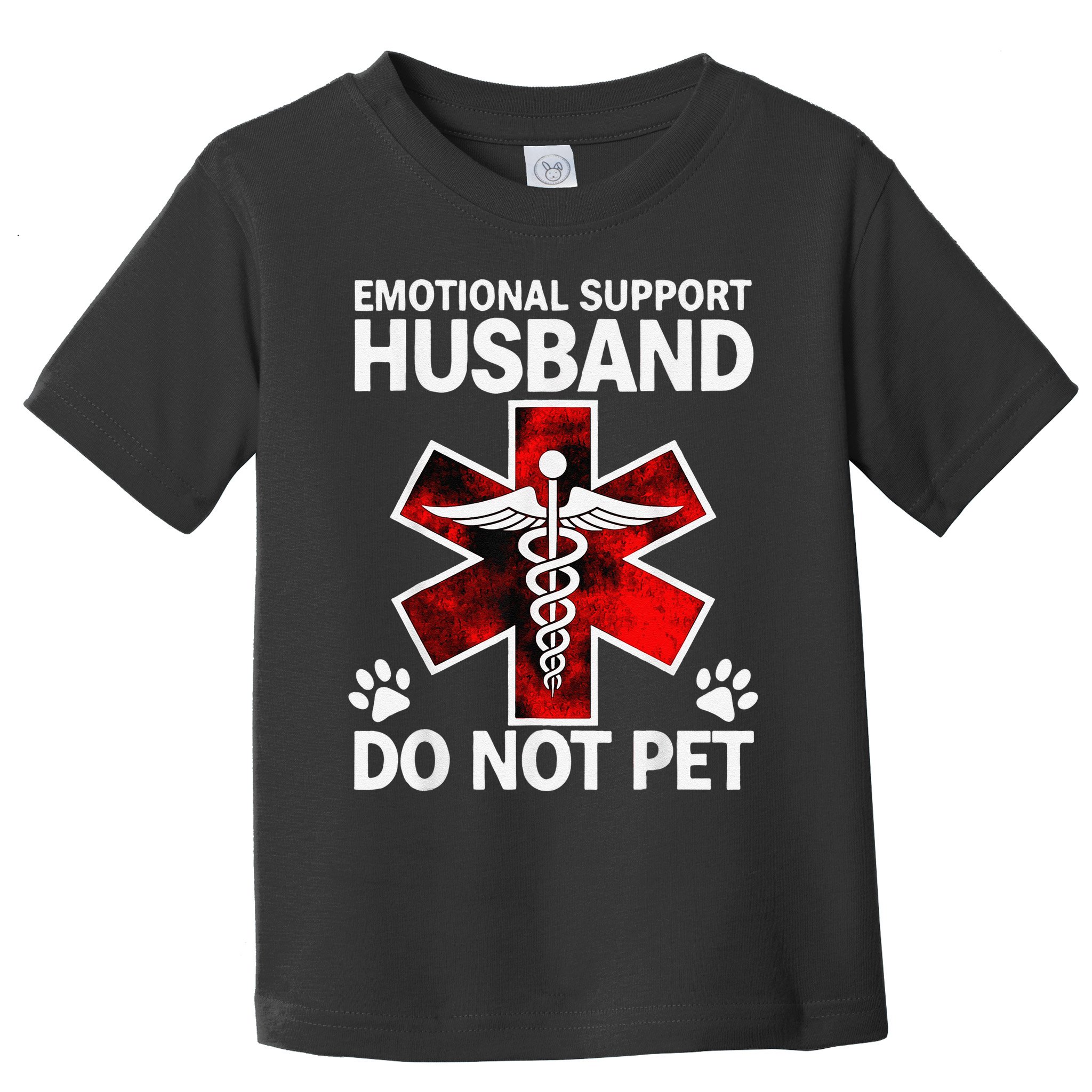 Emotional Support Husband Do Not Pet Toddler T-Shirt