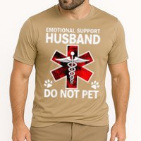 Emotional Support Husband Do Not Pet Cooling Performance Crew T-Shirt
