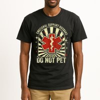 Emotional Support Husband Do Not Pet For Tall T-Shirt