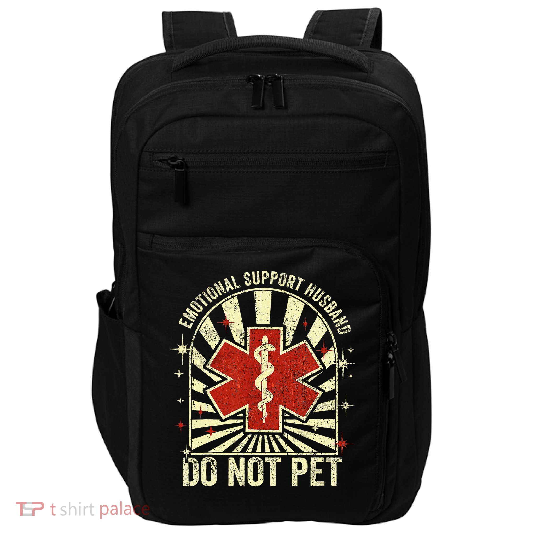 Emotional Support Husband Do Not Pet For Impact Tech Backpack
