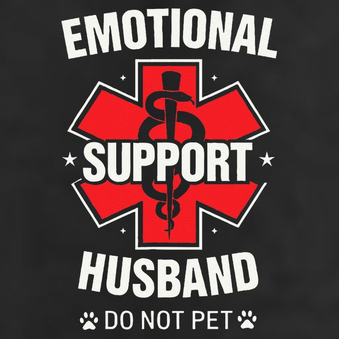 Emotional Support Husband Do Not Pet Cool Comfort Performance Bucket Hat