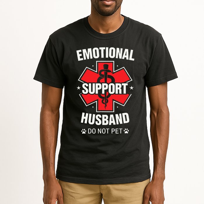 Emotional Support Husband Do Not Pet Tall T-Shirt