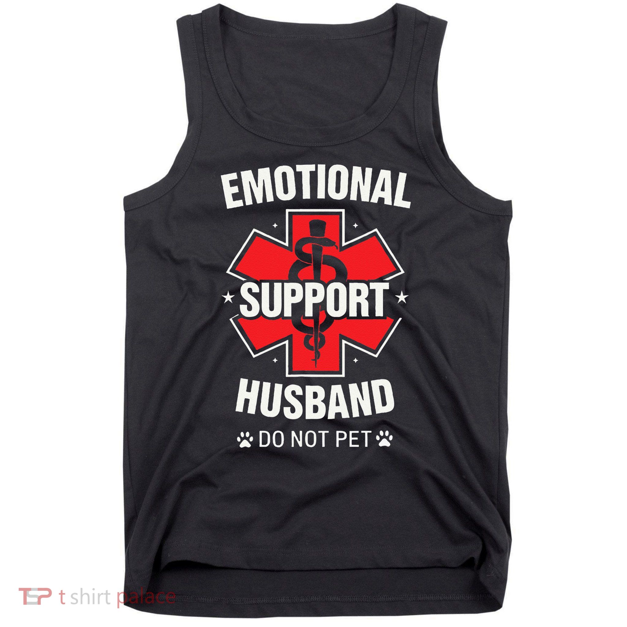 Emotional Support Husband Do Not Pet Tank Top