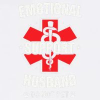 Emotional Support Husband Do Not Pet Garment-Dyed Sweatshirt