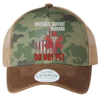 Emotional Support Husband Do Not Pet  Legacy Tie Dye Trucker Hat