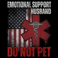 Emotional Support Husband Do Not Pet  Cooling Performance Crew T-Shirt
