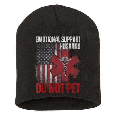 Emotional Support Husband Do Not Pet  Short Acrylic Beanie