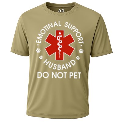 Emotional Support Husband Do Not Pet Funny Performance Shirt