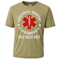 Emotional Support Husband Do Not Pet Funny Performance Shirt