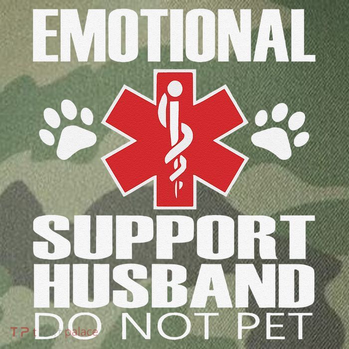 Emotional Support Husband Do Not Pet Legacy Tie Dye Trucker Hat