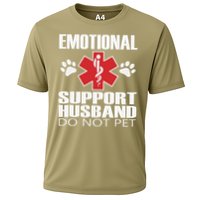 Emotional Support Husband Do Not Pet Cooling Performance Crew T-Shirt