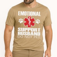 Emotional Support Husband Do Not Pet Cooling Performance Crew T-Shirt